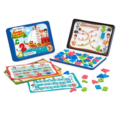 Настольная игра Буквы и Цифры Magneticus POL-007